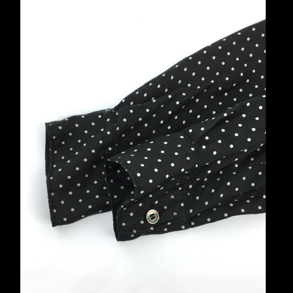 CDG CDG polka-dot ruffle trim satin shirt size L from the F/W 2009 collection - Picture 5 of 16